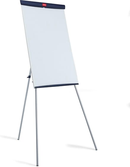 Nobo Essence Flipover van Staal - met Driepootstatief - Magnetisch - Wit