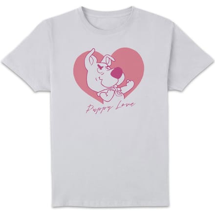Scooby Doo Puppy Love Men's T-Shirt - White - S