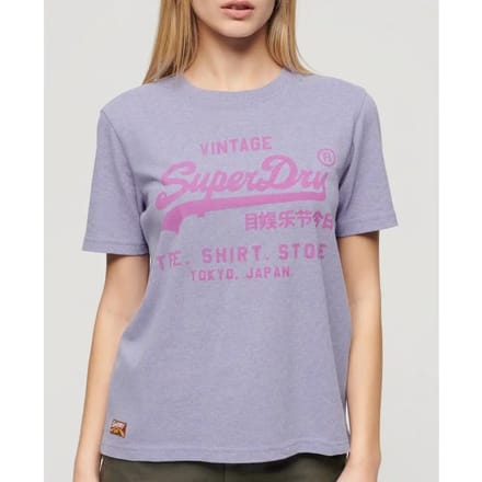 Superdry - Vintage logo Heritage relaxed T-shirt - Dames - T-shirts