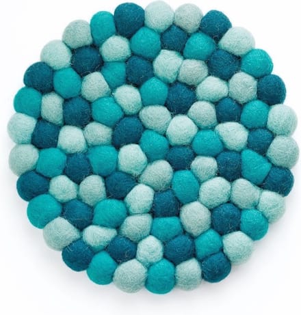 Cilio - onderzetter - rond - LANA - lichtblauw