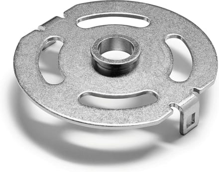 Kopieerring bovenfrees - Sjabloonring router - Precisie frezen - Zelfcentrerend ontwerp - 17 mm - Grijs