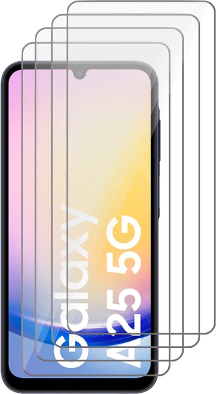Screenprotector geschikt voor Samsung Galaxy A25 / A24 - 4x Glas Screen Protector