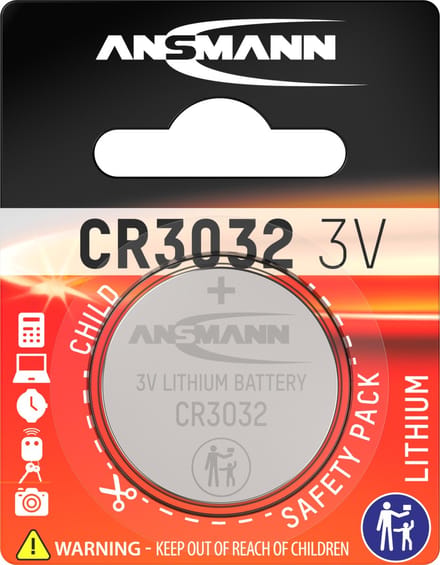 Ansmann CR3032 Lithium knoopcel batterij 3V - Per 1 stuks