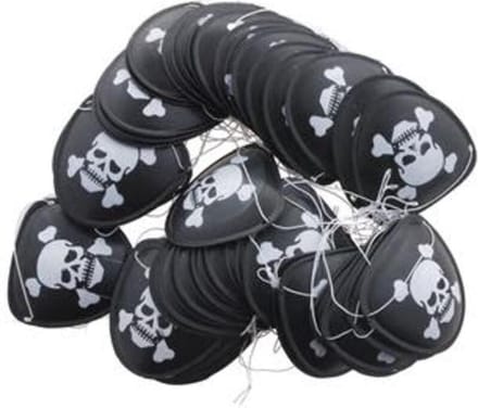 50 piraten ooglapjes