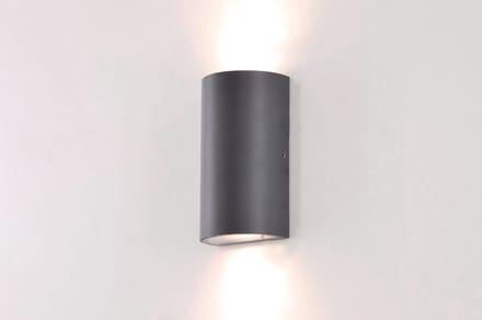 Buiten wandlamp antraciet up / down