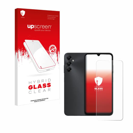 upscreen - Screenprotector voor Samsung Galaxy A05s - Folie Beschermfolie Beschermglas transparant