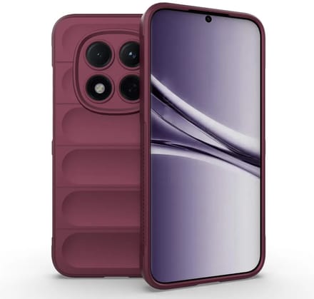 MobyDefend Hoesje - Geschikt voor Xiaomi Redmi Note 15 Pro 5G - TPU Gripcase - Donkerpaars