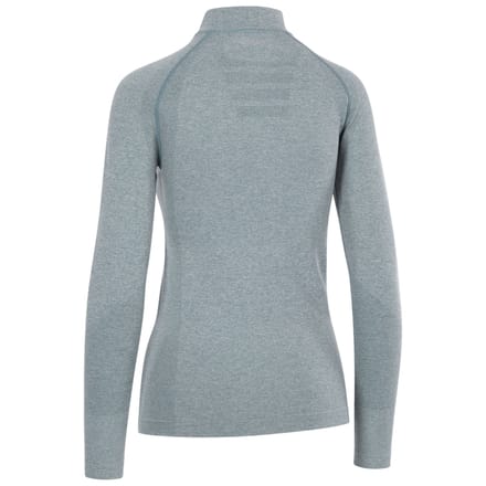 Trespass Dames pelina half zip active top met lange mouwen