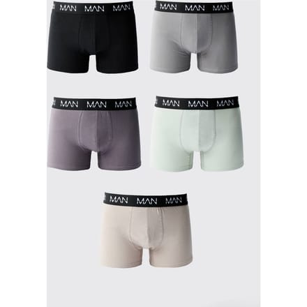 Basic Tonal 5-pack Originele Herenboxers | Size Medium