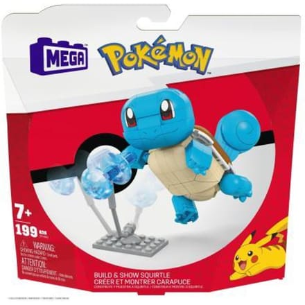 Mega Bloks Construx Pokemon Build & Show Squirtle Bekende knuffels