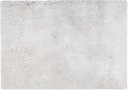 Vente-unique Hoogpolig shaggy vloerkleed in microvezel - 160 x 230 cm - Gebroken wit - HARVEY