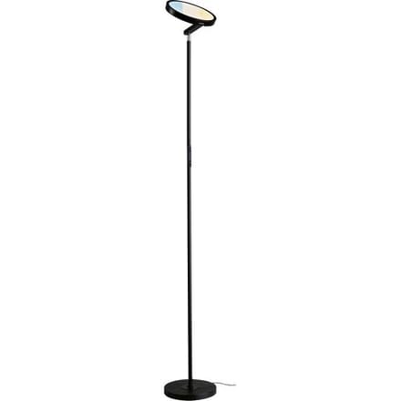 Staande LED-lamp Caneta Tunable White 1750 mm 1300lm 20W Zwart