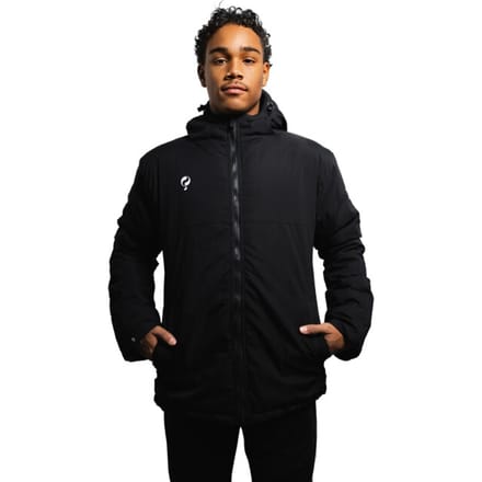 Heren Padded Jacket Evergreen - Zwart/Wit