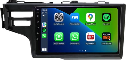 Carplay autoradio voor Honda Jazz | 2016 t/m 2019 | Android 13 | Draadloos Apple Carplay & Android Auto | 2GB + 32GB | 8-Core processor | Davilon | 2025 model | 2016 2017 2018 2019 | Bluetooth & Wifi