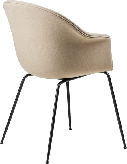 Gubi Bat Dining Stoel volledig bekleed Conic Base - Remix 3 Kvadrat 233