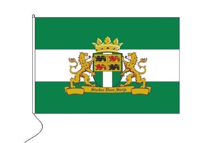 Vlag Rotterdam - Sterker door Strijd 30x45cm