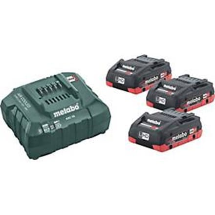 Metabo 685132000 Basic-Set 3 x LiHD 4.0 Ah Accu en acculader voor gereedschap 4.0 Ah LiHD