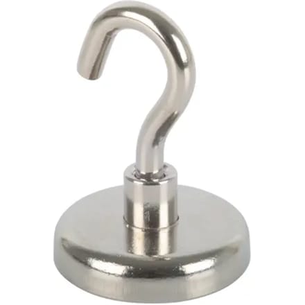 Fix-o-moll Magneet Met Haak - Zelfklevend - Neodymium - Diameter 36mm