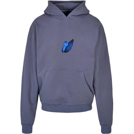 Mister Tee - Le Papillon Heavy Oversize Hoodie/trui - S - Blauw