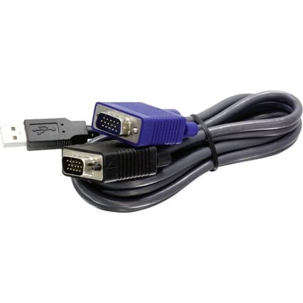 TrendNet KVM Adapter 4.5 m Zwart