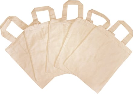 Katoenen tas creme 22 x 27 cm 230006