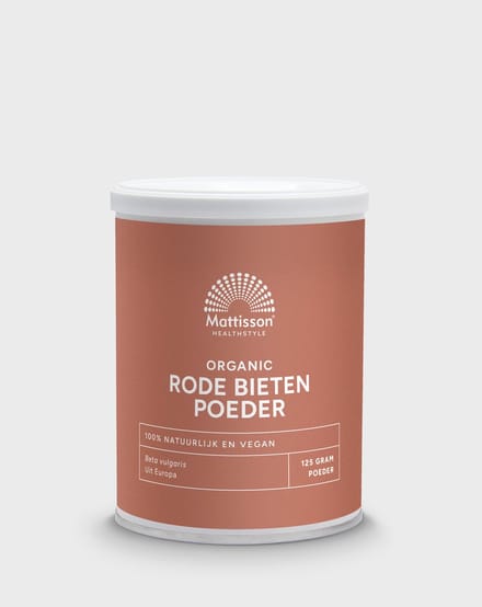Mattisson - Biologische Rode Bieten Poeder - Vegan - 125 Gram
