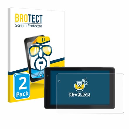 BROTECT - Screenprotector voor Lisciani Mio Tab 7 - Folie Beschermfolie transparant 2 Stuks