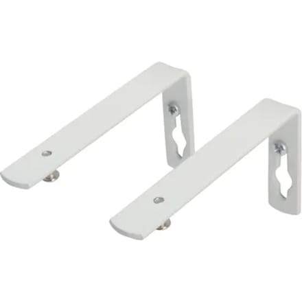 Sencys - Muursteun - Avr6 - Wit - 10 Cm - 2 Stuks
