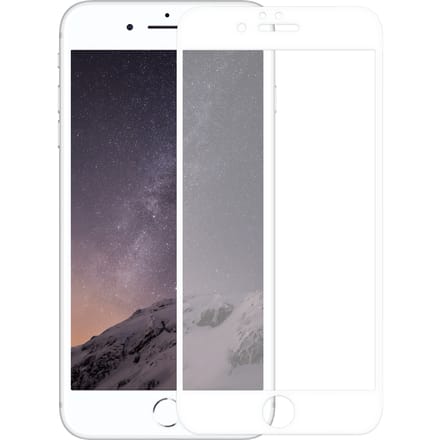 iPhone 6 Plus screenprotector gehard glas Edge to Edge - Wit