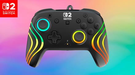 Nintendo Switch 2 Switch 2 Turtle Beach Afterglow Wave Controller met kabel zwart