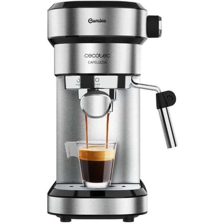 Machine a café - CECOTEC - Cafelizzia790 Steel - 1350 W - 20 bars - 1,2 L - Inox