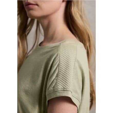 Shirt met schouderdetail
