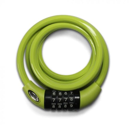 Squire Cable lock lime Fietsslot - 1.8m