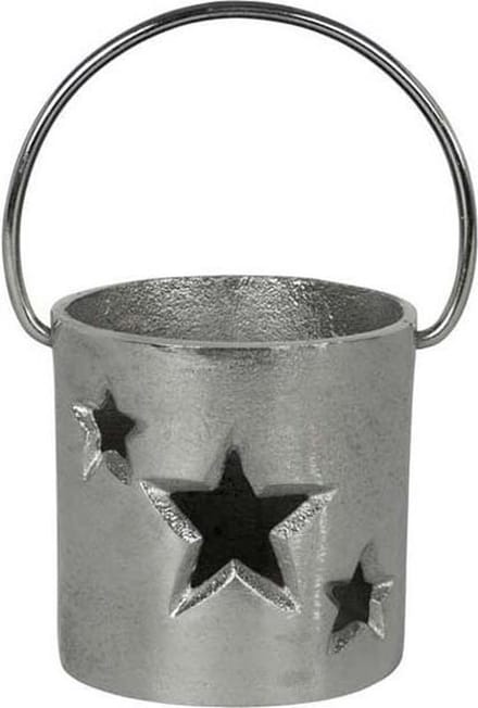 Mars & More Ster Recht - Windlicht - 12 cm - Aluminium