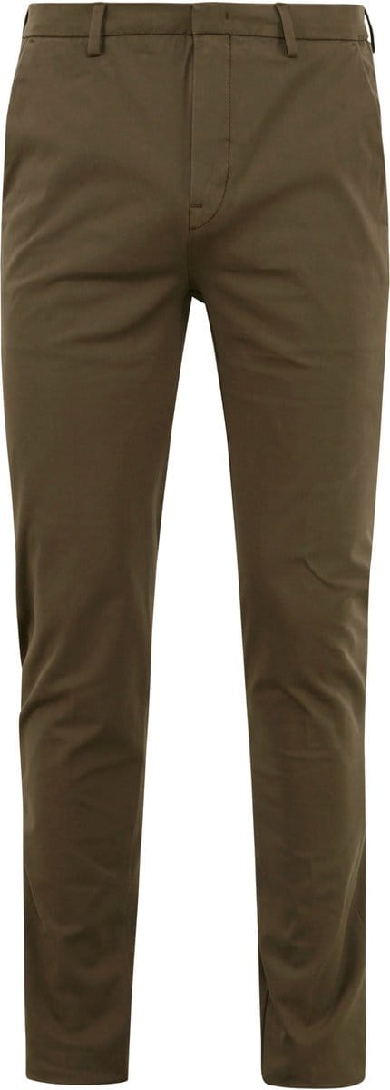 Vanguard - V12 Chino Khaki Bruin - Heren - Maat W 34 - L 32 - Slim-fit