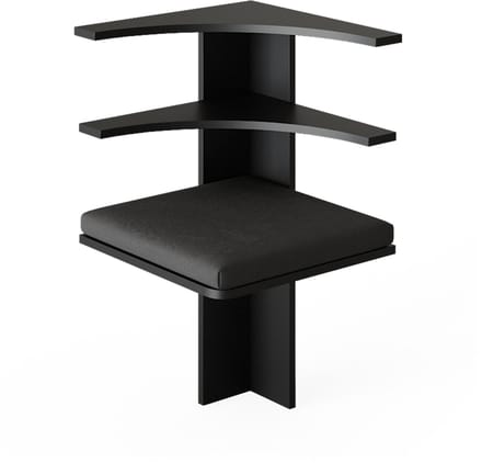 Vicco Roman Eetkamerhoekbank – 43.5 x 43.5 cm Zwart