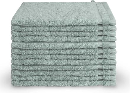 Byrklund washandjes 12 stuks - Hotelkwaliteit - 16x21 - Zeeblauw