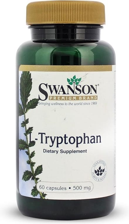 Aminozuren - Tryptophan 500mg - 60 Capsules - Swanson -