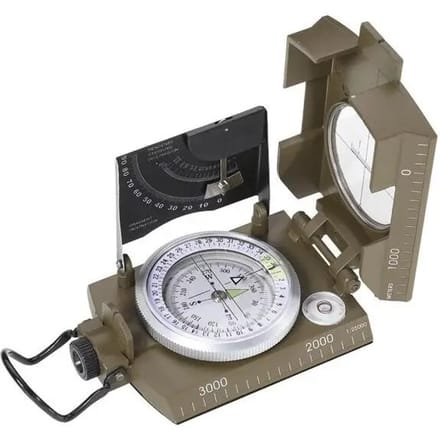 Kompas met hellingmeter Herbertz