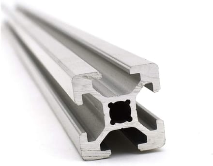 Aluminium Profiel Vierkant - Frame Buizen - Constructie Bouw - Geanodiseerd Aluminium - 20x20mm 1000mm
