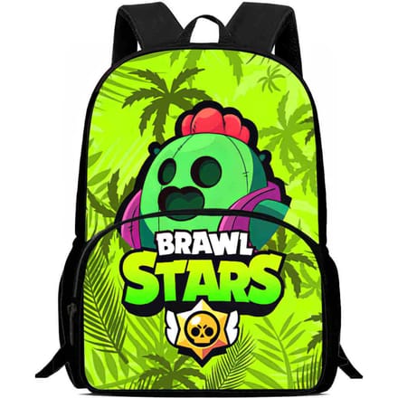 Brawl Stars Schooltas Hoge Definitie Print Multi-Functioneel Lichtgewicht Rugzak