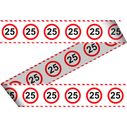 Folat - Markeerlint verkeersbord 25 (15 meter)