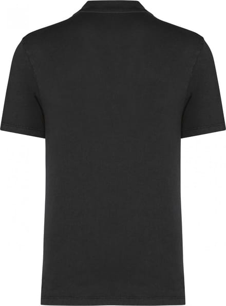 Herenpolo korte mouwen met knopen merk Native Spirit Washed Coal Grey - XL