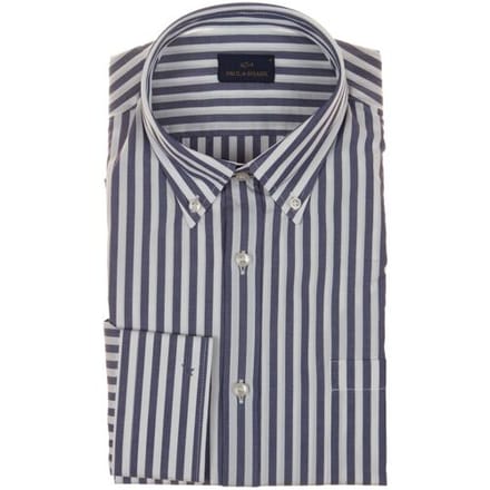 Paul & Shark Overhemd Cotton Poplin Stripe Shirt Donker Blauw / male