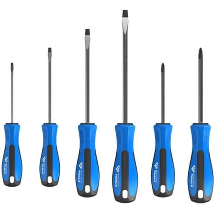 BRILLIANT TOOLS Schroevendraaierset 6-delig. Sleuf PH Phillips - BT031000
