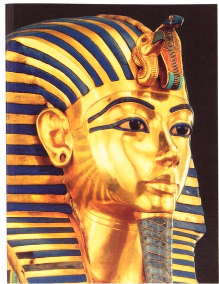 Lanzfeld Tutankhamun - Schetsboek Blanco - 36 Pagina's - Egyptisch Design - Softcover