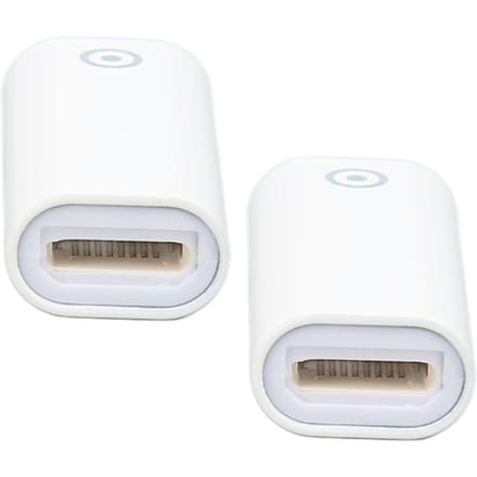 2 Pièces Adaptateur de Charge Petit Compact Adaptateur de Charge pour Stylet Remplacement pour IOS Pencil pour