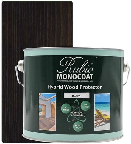 Rubio Monocoat Hybrid Wood Protector Black - 2,5 liter