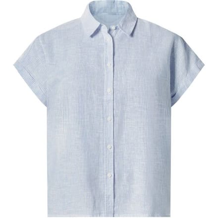 ESMARA Linnen dames blouse (Gestreepte, XS (32/34))