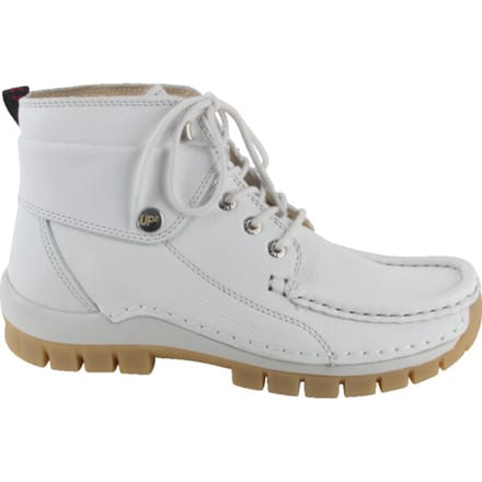 Wolky Dames Hoge veterschoenen 04700 Jump Summer Wit